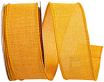 Load image into Gallery viewer, 1 ½ inch x 10 yards --- Every Day Linen Value Wired Edge Ribbon --- Orange