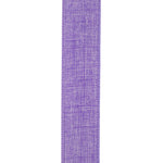 Load image into Gallery viewer, 1 ½ inch x 10 yards --- Every Day Linen Value Wired Edge Ribbon --- Purple