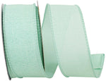 Load image into Gallery viewer, 1 ½ inch x 10 yards --- Every Day Linen Value Wired Edge Ribbon --- Aqua