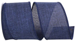 Load image into Gallery viewer, 2 ½ inch x 10 yards --- Every Day Linen Value Wired Edge Ribbon --- Denim