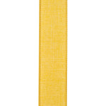 Load image into Gallery viewer, 1 ½ inch x 10 yards --- Every Day Linen Value Wired Edge Ribbon --- Yellow Gold