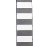 Load image into Gallery viewer, 10 yards --- 2 ½ inch -- Railroad Stripe Wide Wired Edge