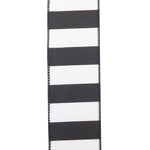 Load image into Gallery viewer, 10 yards --- 2 ½ inch -- Railroad Stripe Wide Wired Edge