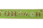 Load image into Gallery viewer, 10 yards --- 2 ½ inch --  Ho Ho Ho Glitter Metallic Shine Wired Edge Ribbon
