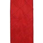 Load image into Gallery viewer, 5 yards --- 4 inch -- Diamond Lattice Trim Overlay Deluxe Wired Edge -- Christmas Ribbon
