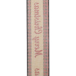 Load image into Gallery viewer, 10 yards --- 2 ½ inch -- "MERRY CHRISTMAS" Glitter Gingham Wired Edge Ribbon (Red & Natural)