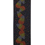 Load image into Gallery viewer, 10 yards --- 2 ½ inch -- Candy Corn and Dots Wired Edge Ribbon