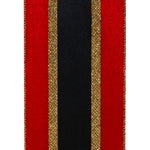 Load image into Gallery viewer, 10 yards --- 4 inch -- Velvet Plush Overlay Glitter Wired Edge - Christmas Ribbon