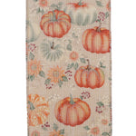 Load image into Gallery viewer, Harvest Pumpkins & Flowers Line Wired Edge Ribbon -- Various Sizes