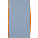 Load image into Gallery viewer, 5 yards --- 4 inch -- Deluxe Pumpkin Embroidered Wired Edge Ribbon