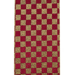 Load image into Gallery viewer, Check Glitter Velvet Deluxe Wired Edge -- Christmas Ribbon --- Various Sizes
