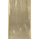 Load image into Gallery viewer, 5 yards --- 4 inch -- Velvet Filigree Glitter Deluxe Metallic Backed Wired Edge -- Christmas Ribbon