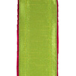 Load image into Gallery viewer, 5 yards --- 4 inch -- Metallic Pleated Overlay - Deluxe Metallic Dupioni Backed Wired Edge Ribbon