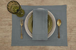 Load image into Gallery viewer, Hemstitched Table Linens (Dark Grey Color)