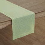 Load image into Gallery viewer, Hemstitched Table Linens (Sage Green Color)