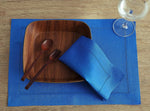 Load image into Gallery viewer, Hemstitched Table Linens (Royal Blue Color)