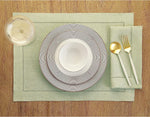Load image into Gallery viewer, Hemstitched Table Linens (Sage Green Color)