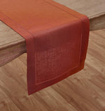 Load image into Gallery viewer, Hemstitched Table Linens (Cinnamon Color)