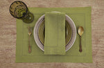 Load image into Gallery viewer, Hemstitched Table Linens (Avocado Color)