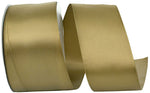 Load image into Gallery viewer, Double Face Satin Ribbon -- Antique Gold Color --- Various Sizes