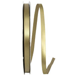 Load image into Gallery viewer, Double Face Satin Ribbon -- Antique Gold Color --- Various Sizes