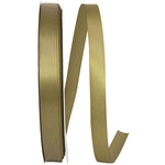 Load image into Gallery viewer, Double Face Satin Ribbon -- Antique Gold Color --- Various Sizes