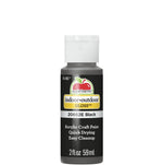 Load image into Gallery viewer, Apple Barrel Indoor Outdoor Gloss acrylic craft paint in Black, 2 oz bottle