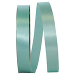 Load image into Gallery viewer, Florist Basics -- Acetate / Satin Supreme Cooler Ribbon -- Aqua Color --- Various Sizes