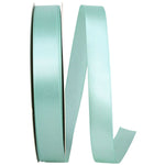 Load image into Gallery viewer, Double Face Satin Ribbon -- Aqua Color --- Various Sizes