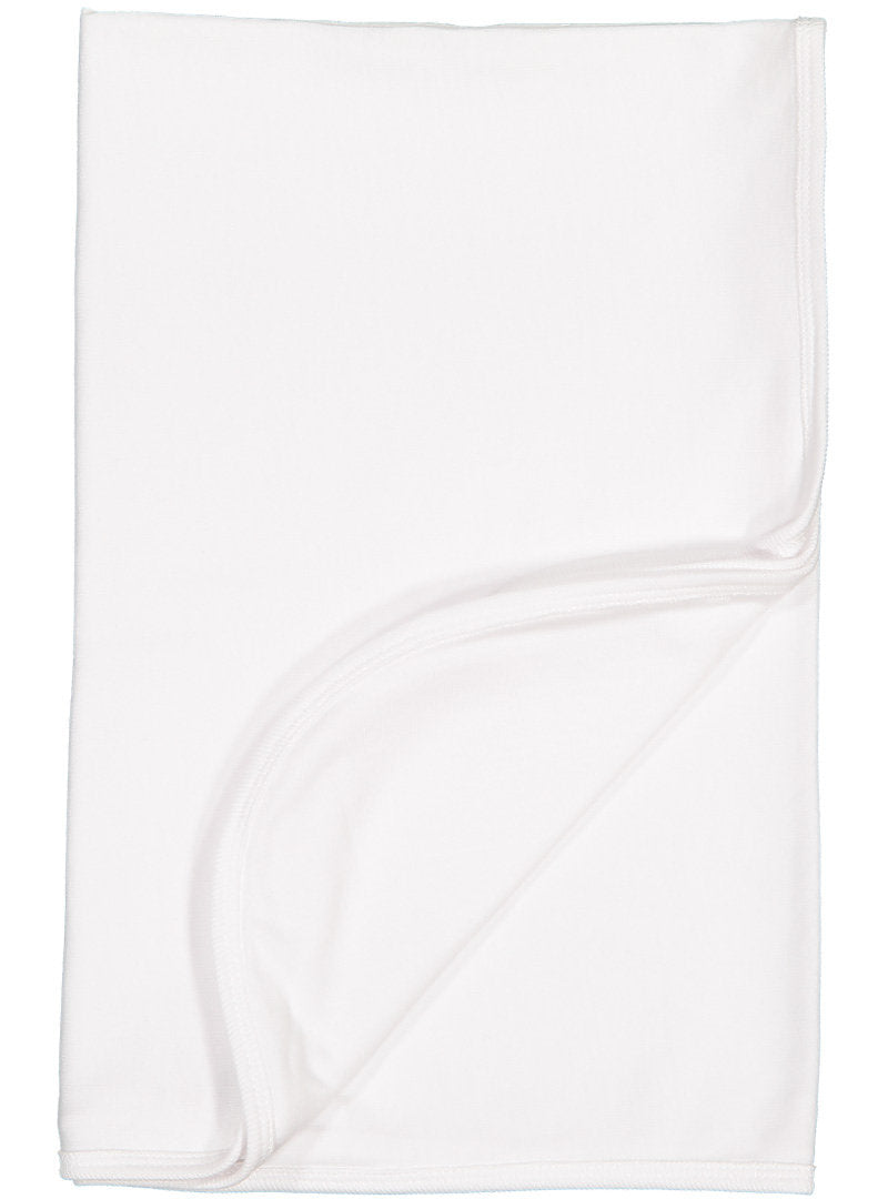 Sublimation Baby Blanket 1 Ply 6.0 oz. 100 Polyester White