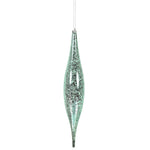 Load image into Gallery viewer, 13" -- Rain Drop Mercury Finish Christmas Ornaments — Various Colors — 2 Pack by Vickerman®