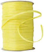Load image into Gallery viewer, Premium - Matte Finish Raffia Ribbon --- 1/4in x 100 yards --- Banana Color