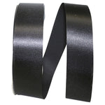 Load image into Gallery viewer, Florist Basics -- Acetate / Satin Supreme Cooler Ribbon -- Black Color --- Various Sizes