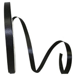 Load image into Gallery viewer, Florist Basics -- Acetate / Satin Supreme Cooler Ribbon -- Black Color --- Various Sizes