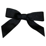 Load image into Gallery viewer, Grosgrain Twist Tie Bows -- Various Sizes --- 100 Pieces p/pack, Black