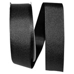 Load image into Gallery viewer, Grosgrain Texture Ribbon -- Black Color --- Various Sizes