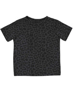 Load image into Gallery viewer, Baby Fine Jersey T-shirt - 100% Cotton - Black Leopard