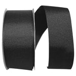 Load image into Gallery viewer, Grosgrain Texture Ribbon -- Black Color --- Various Sizes