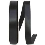 Load image into Gallery viewer, Double Face Satin Ribbon -- Black Color --- Various Sizes