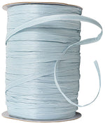 Load image into Gallery viewer, Premium - Matte Finish Raffia Ribbon --- 1/4in x 100 yards --- Blue Color