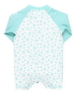 Load image into Gallery viewer, Boys' Long Sleeve One Piece Rash Guard --- UPF 50+ Sun Protection --- Whimsical Charm Design by RuggedButts®