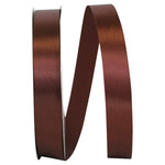 Load image into Gallery viewer, Florist Basics -- Acetate / Satin Supreme Cooler Ribbon -- Brown Color --- Various Sizes