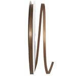 Load image into Gallery viewer, Double Face Satin Ribbon -- Brown Color --- Various Sizes
