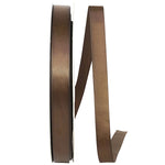 Load image into Gallery viewer, Double Face Satin Ribbon -- Brown Color --- Various Sizes
