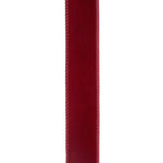 Load image into Gallery viewer, Outdoor Ribbon --- 1-1/2 inch x 10 yards - Value Velvet Wired Edge Ribbon -- Burgundy Color