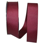 Load image into Gallery viewer, Grosgrain Texture Ribbon -- Burgundy Color --- Various Sizes