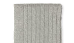 Load image into Gallery viewer, Cable Knit Baby Blanket -- 30 x 40 in - Grey Color