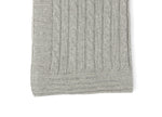 Load image into Gallery viewer, Cable Knit Baby Blanket -- 30 x 40 in - Grey Color