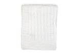 Load image into Gallery viewer, Cable Knit Baby Blanket -- 30 x 40 in - White Color