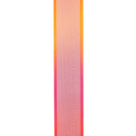 Load image into Gallery viewer, 50 yards --- 1 ½ inch -- Charlize Ombre Wired Edge Ribbon (Burnt Sienna Color)